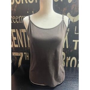 Brown tank top‎ size large